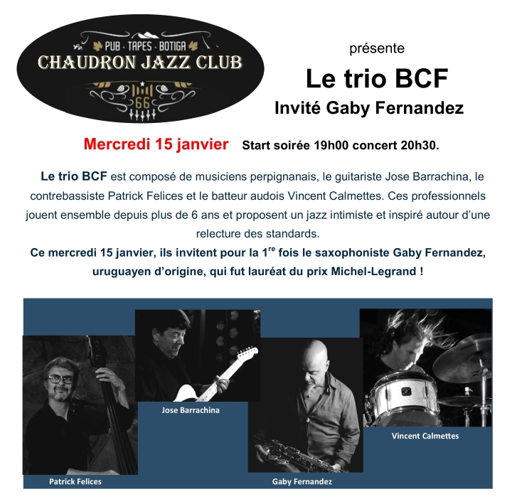 Trio BCF Chaudron Jazz Club
