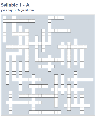 Crosswords